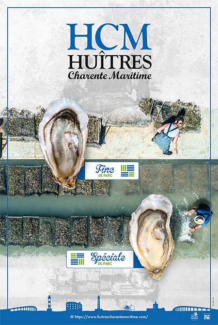 affiche Huitres Charente Maritime