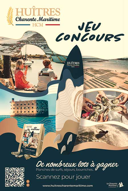 affiche Huitres Charente Maritime