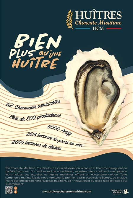 affiche Huitres Charente Maritime