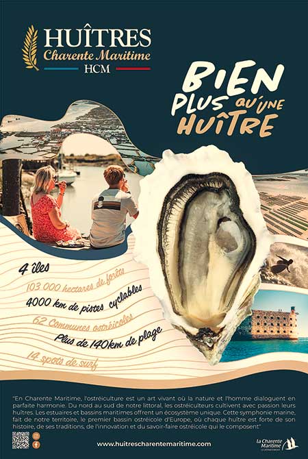 affiche Huitres Charente Maritime